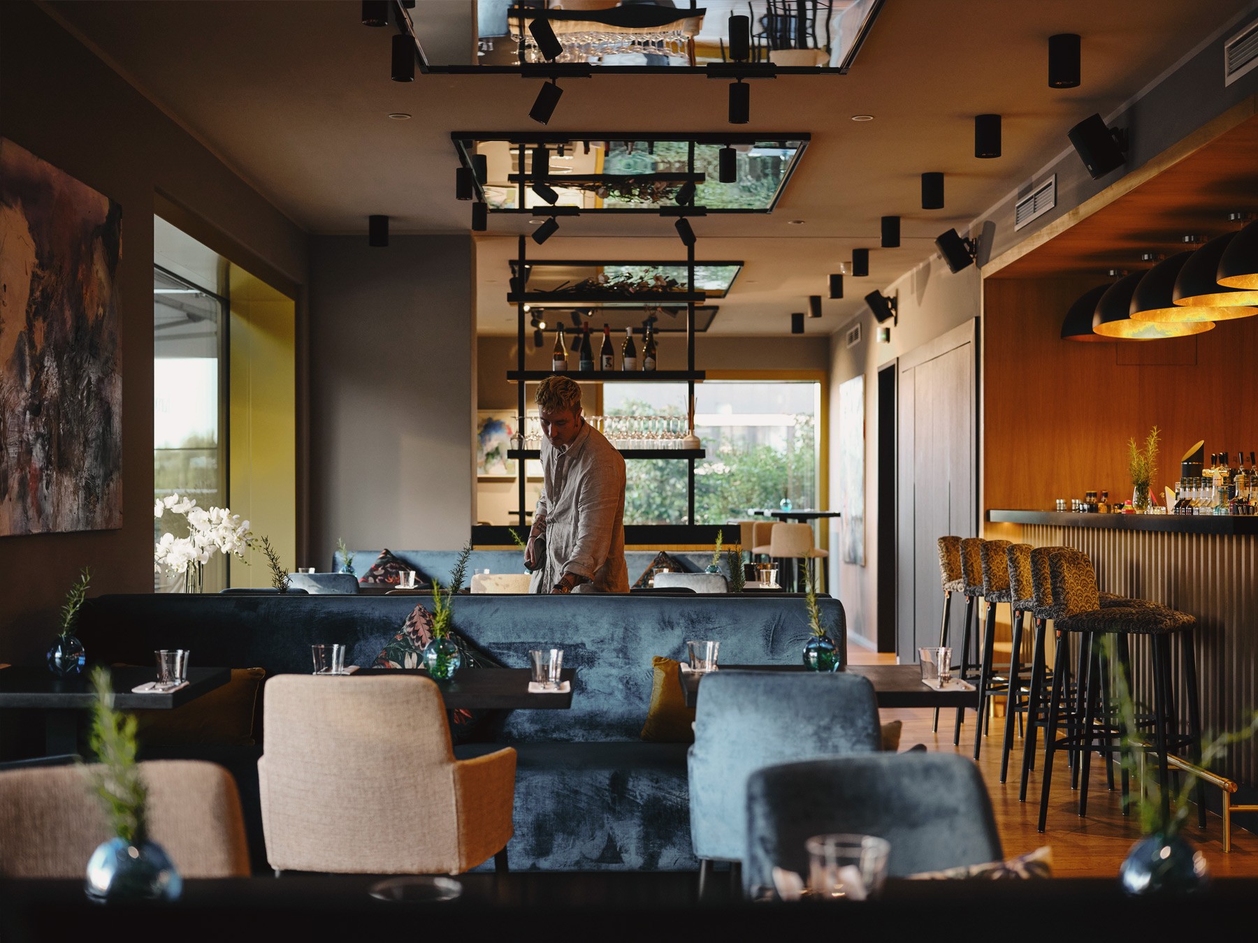 Moderne Gastronomie im WIN WIN im Medienhafen Düsseldorf